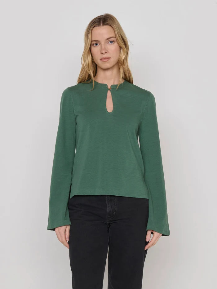 Na11602 Garden Green Keyhole Top
