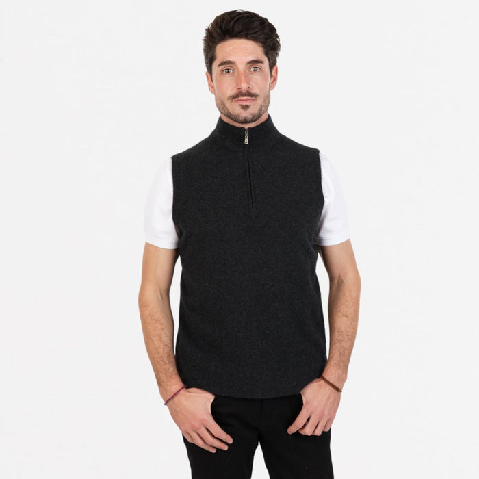 Native World - Men's Sleeveless Half Zip Vest (NB435)