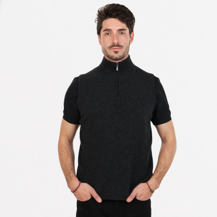 Native World - Men's Sleeveless Half Zip Vest (NB435)