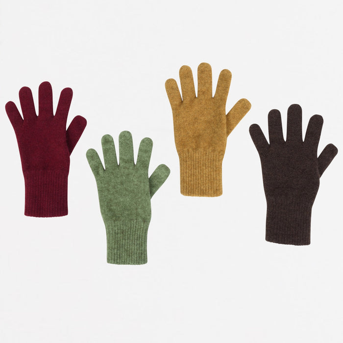 From left to right: Cherry, Marigold, Pistachio and Cocoa.