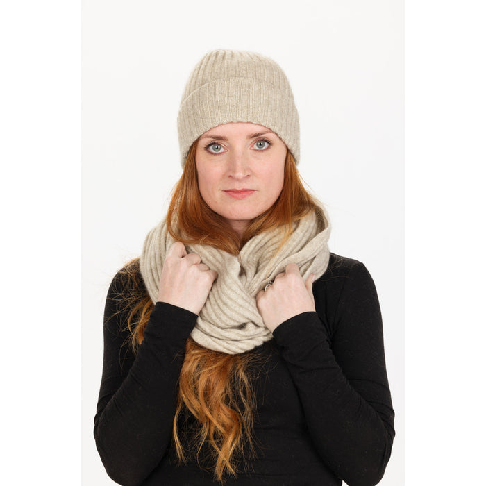 Native World - Merino & Possum Ribbed Beanie (NX480) Natural