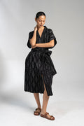NAYA KAFTAN DRESS | MIDNIGHT IKAT