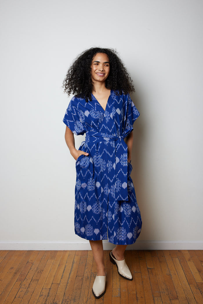 NAYA KAFTAN DRESS | OCEAN IKAT