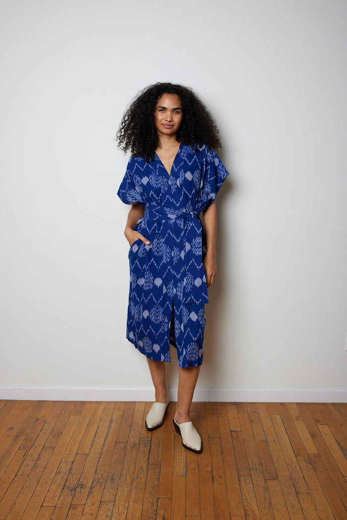 NAYA KAFTAN DRESS | OCEAN IKAT