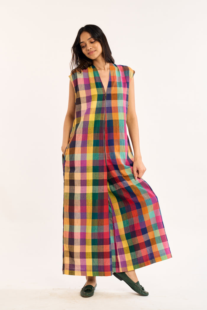 NINA JUMPSUIT | CARAVAN CHEX