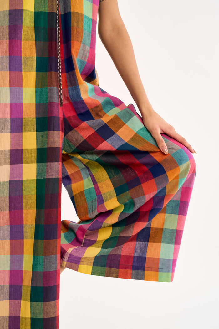 NINA JUMPSUIT | CARAVAN CHEX