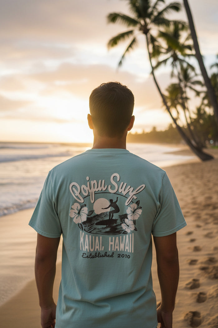 Nonstopped Surfer Waves Dyed Tee