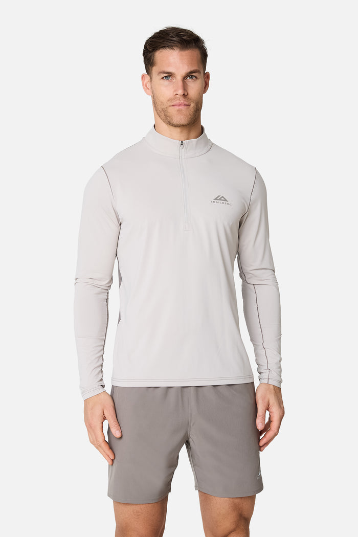 Nucleus Outdoor 1/4 Zip - Pebblestone
