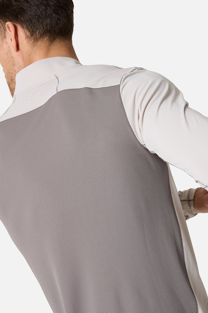 Nucleus Outdoor 1/4 Zip - Pebblestone