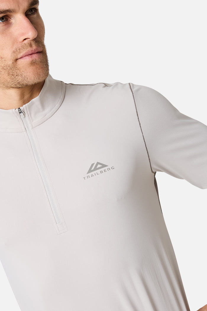 Nucleus Outdoor 1/4 Zip - Pebblestone