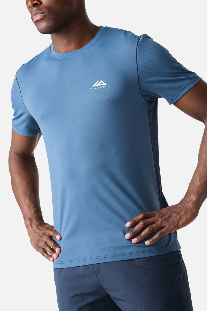 Nucleus Outdoor Tee - Breeze/Storm Blue