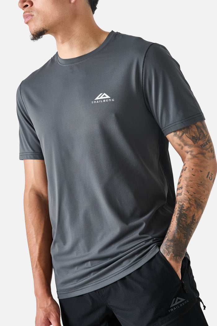 Nucleus Outdoor Tee - Volcano Grey/Black