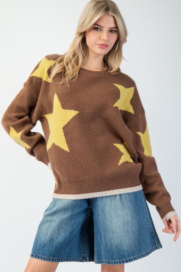 OVER THE STARS SWEATER