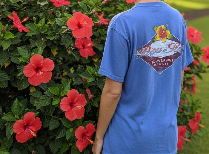 Overdraw Hibiscus Logo SS Tee