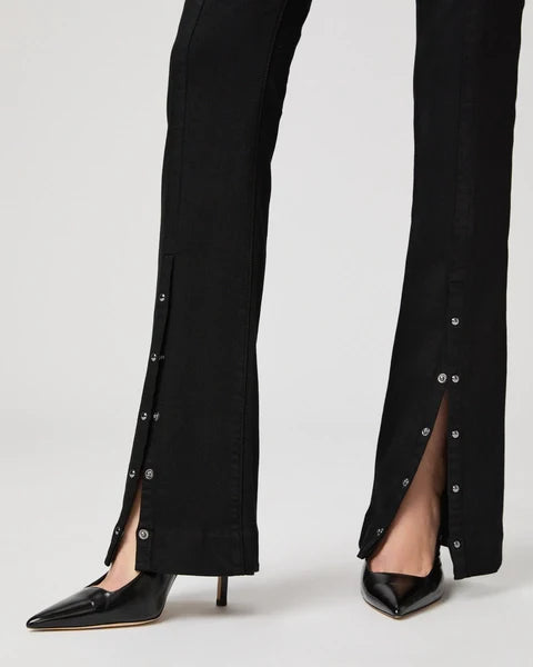 Pa2139 Black Bootcut with Snap Hem