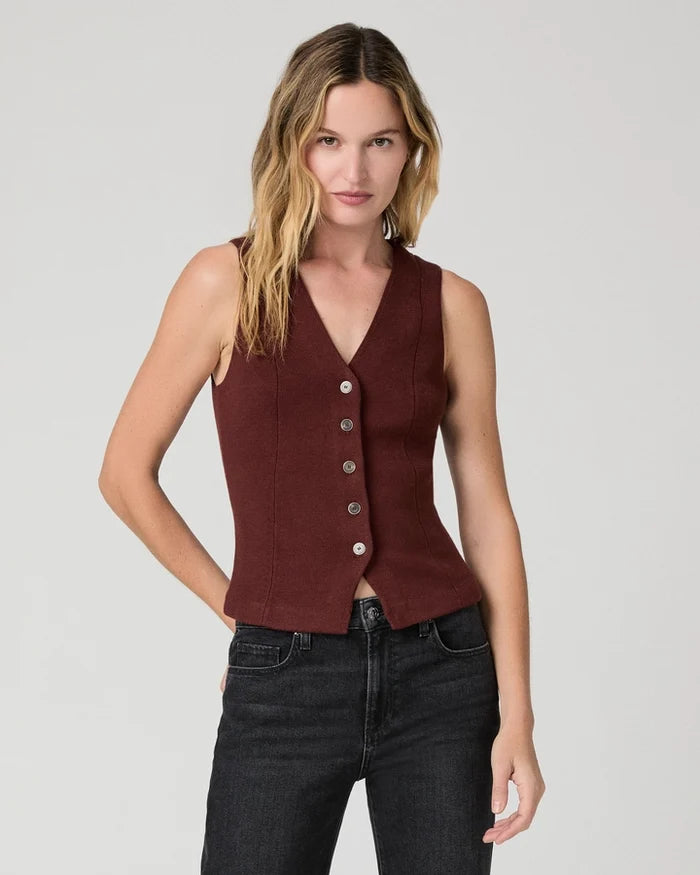 Pad823 Garnet Knit Top