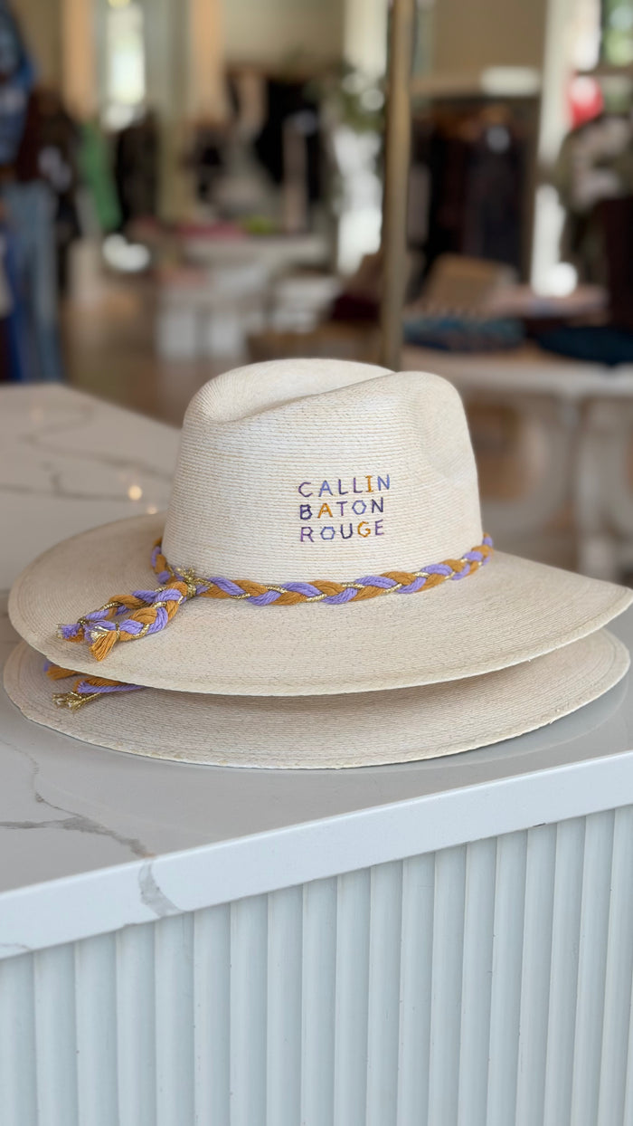 Palm Hat - Callin Baton Rouge