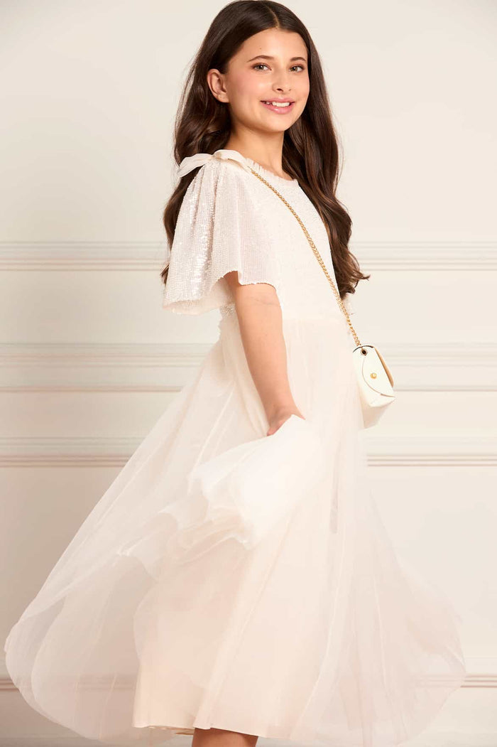 Paloma Bow Kids Dress
