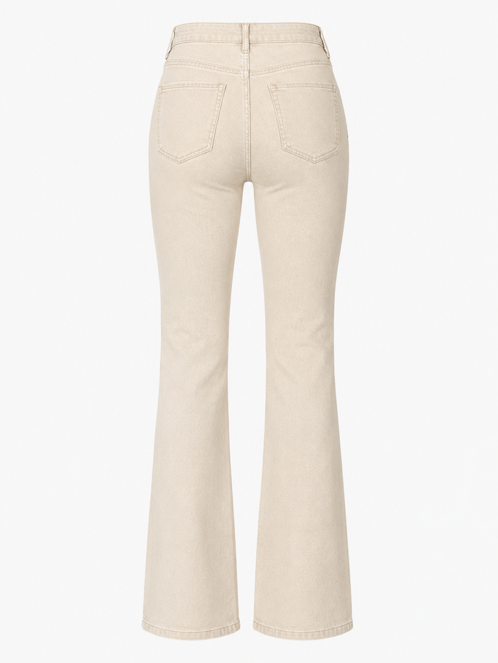 Perfect beige bootcut denim