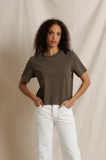 Pet395 Olive Crew Tee
