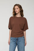 Pi1010 Chocolate Cinched Tee