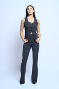 Premium Dark Grey Set  (Pants + Waistcoat)