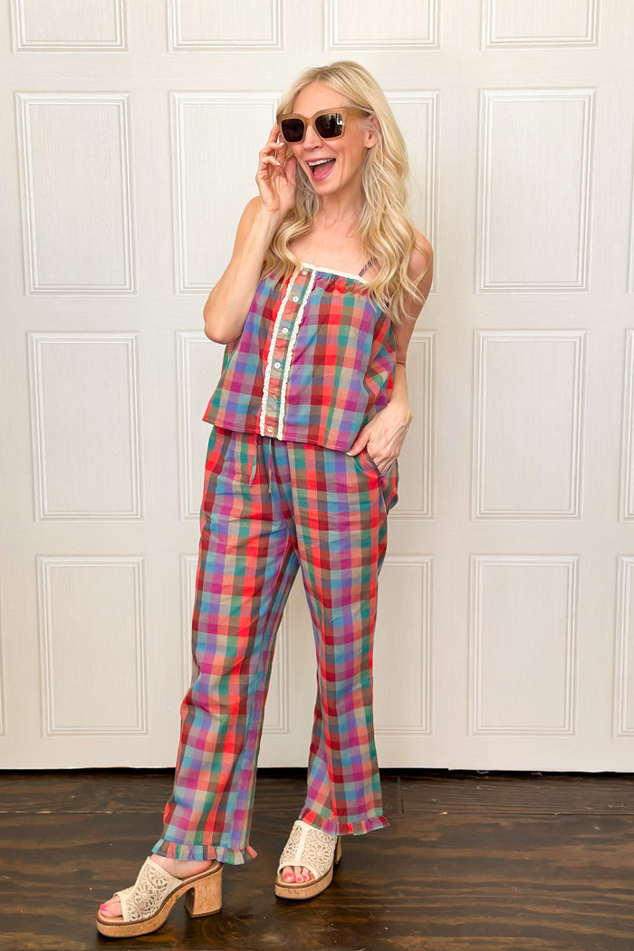 Purely Plaid Pant Set