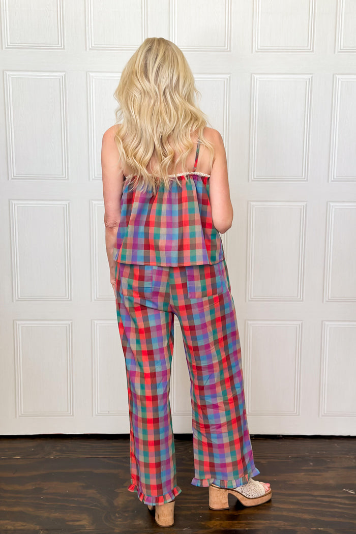 Purely Plaid Pant Set