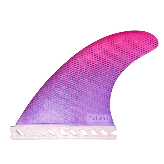 Quilha Pavani Triquilha Encaixe Future Fins - Degradê Rosa