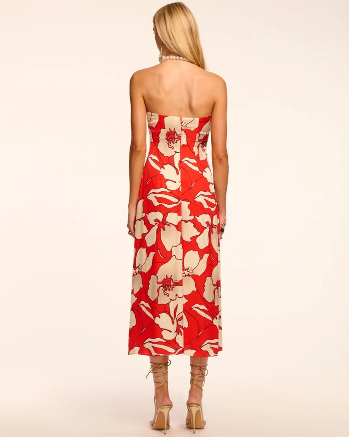 Ra3026 Ramy Brook Strapless Midi Dress