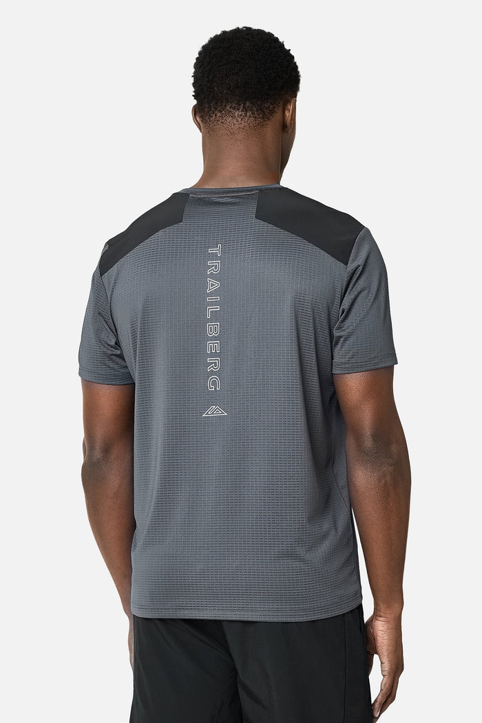 Rapid Dash 2.0 Tee - Volcano Grey/Black