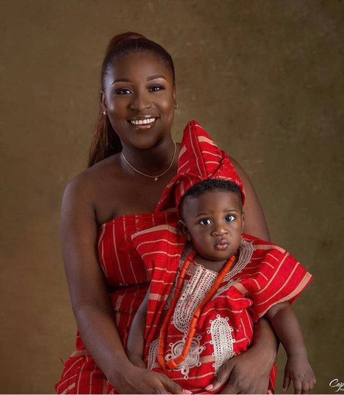 Red African Boy Outfit - Dimaz