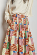 RHYTHEM SKIRT | CHECK MATE