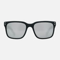 Rivals - Matte Black with Silver Mirror Injected Polarized Lens