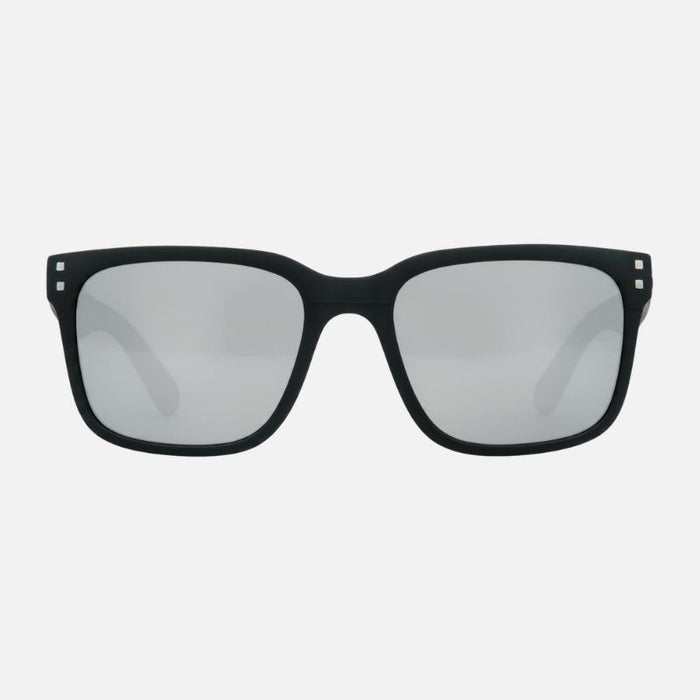 Rivals - Matte Black with Silver Mirror Injected Polarized Lens
