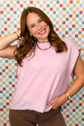 Rugged Stitch Knit Top