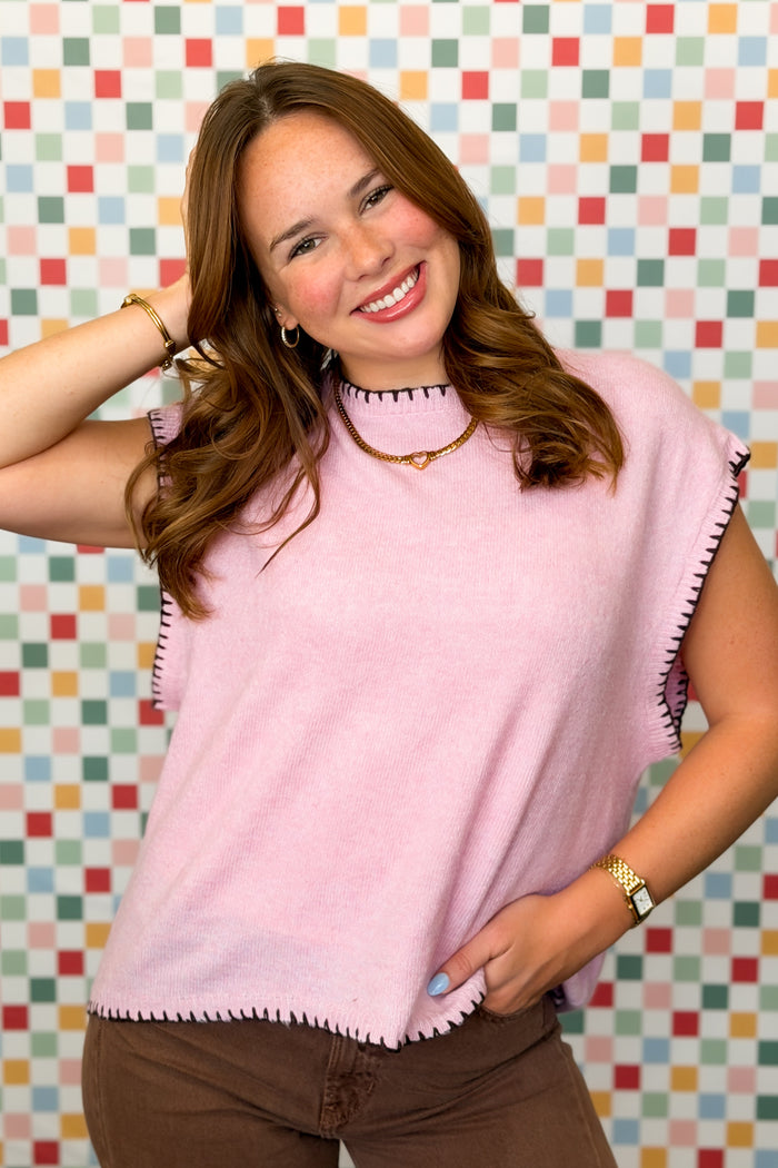 Rugged Stitch Knit Top