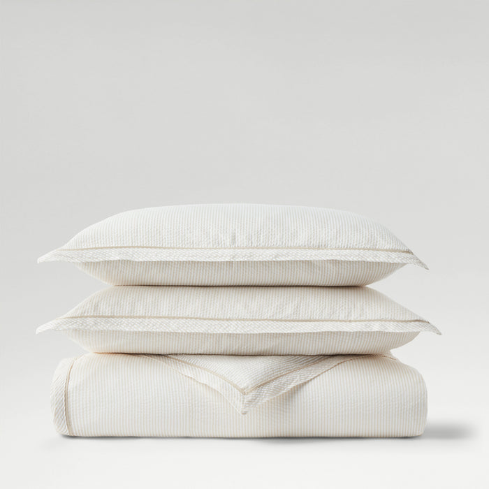 Seersucker Stripe Duvet Set