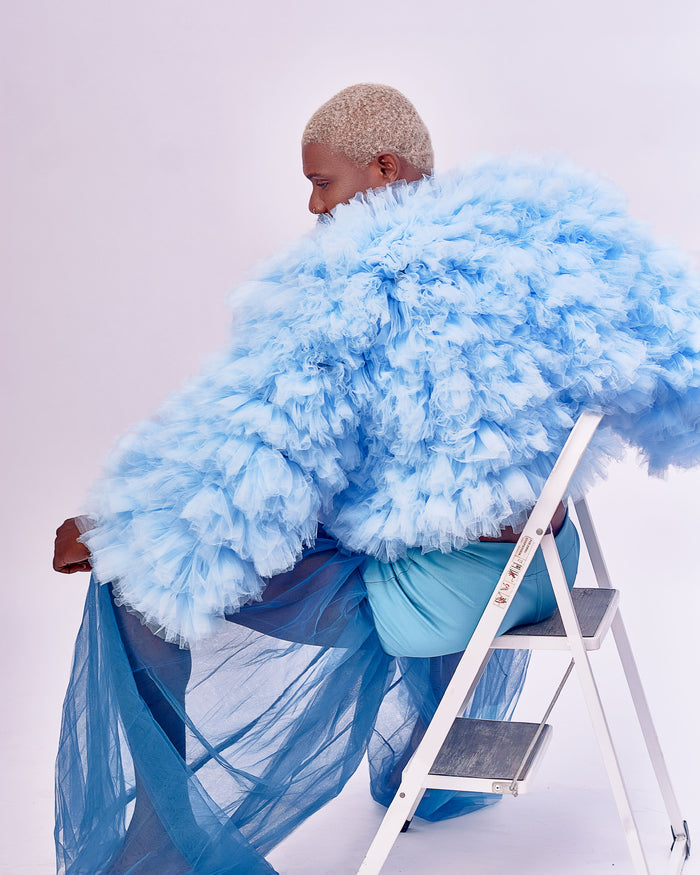 Self Love Puffy Jacket - Cropped Tulle Jacket - Dimaz