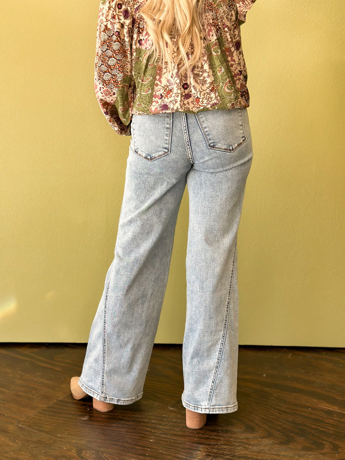 She Handles It Well Wide Leg Jean