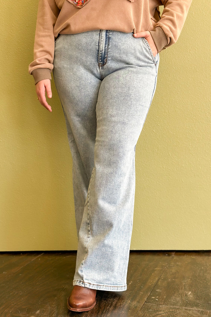 She Handles It Well Wide Leg Jean