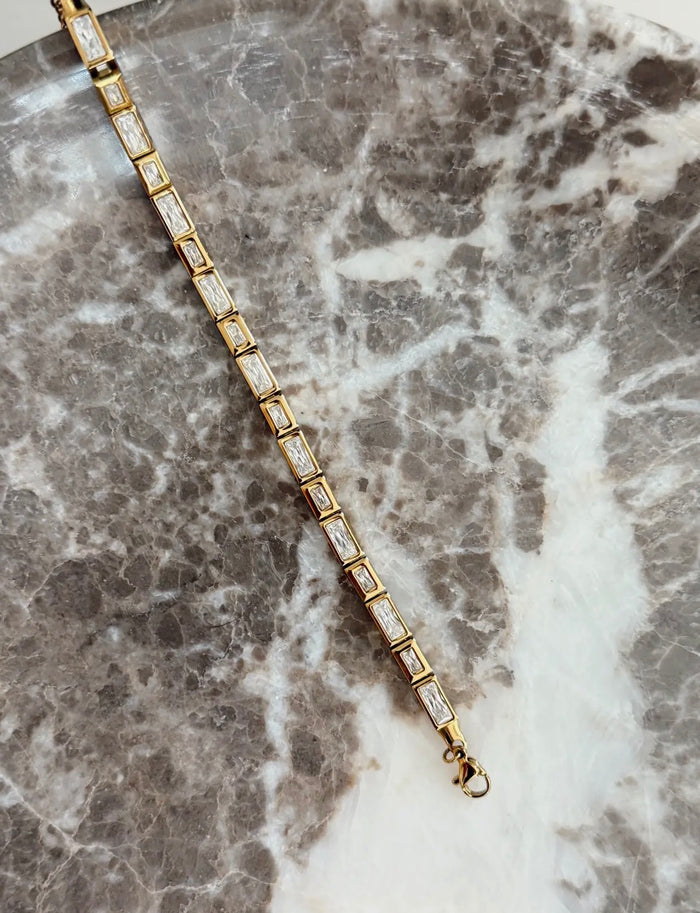 Shine On Rhinestone Bracelet
