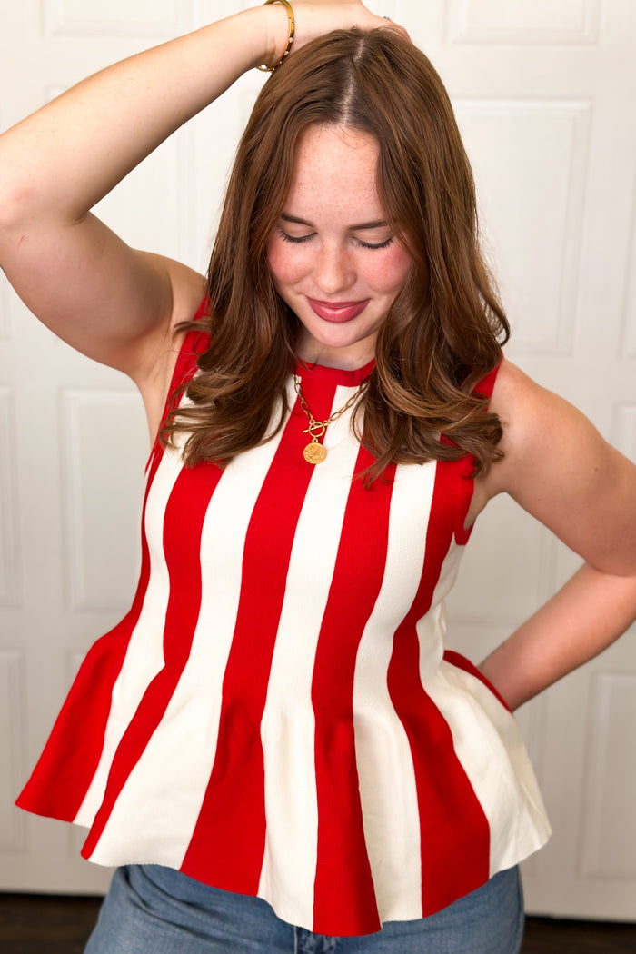 Showcase Striped Blouse