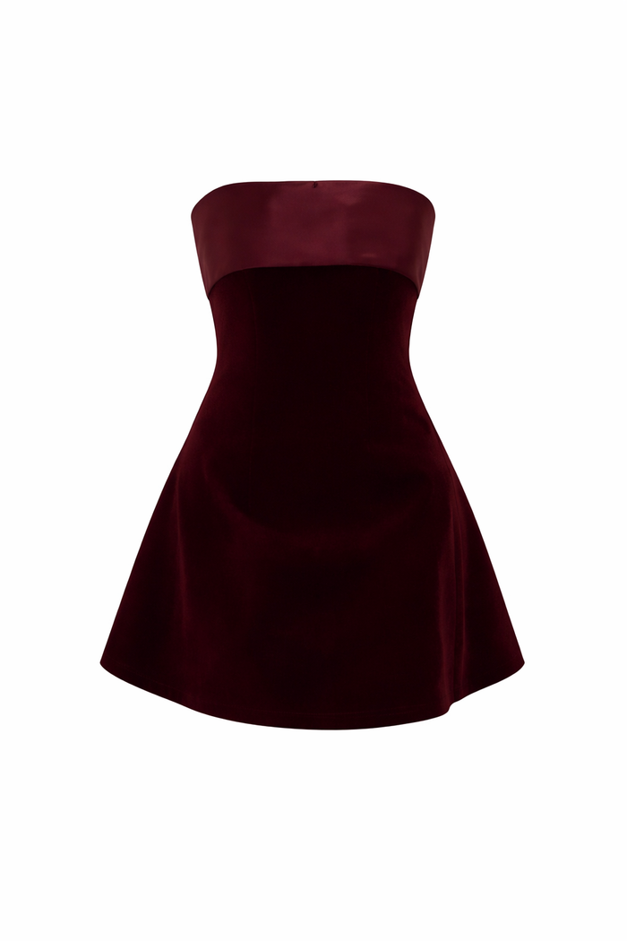 Signature Velvet Mini Dress