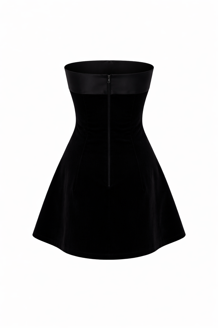 Signature Velvet Mini Dress