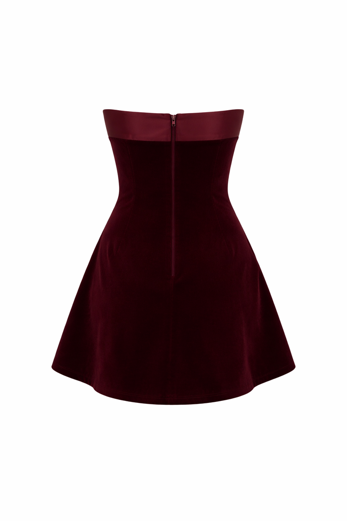 Signature Velvet Mini Dress