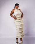Soft Elegance Dress - Halter Neck Maxi Dress - Dimaz