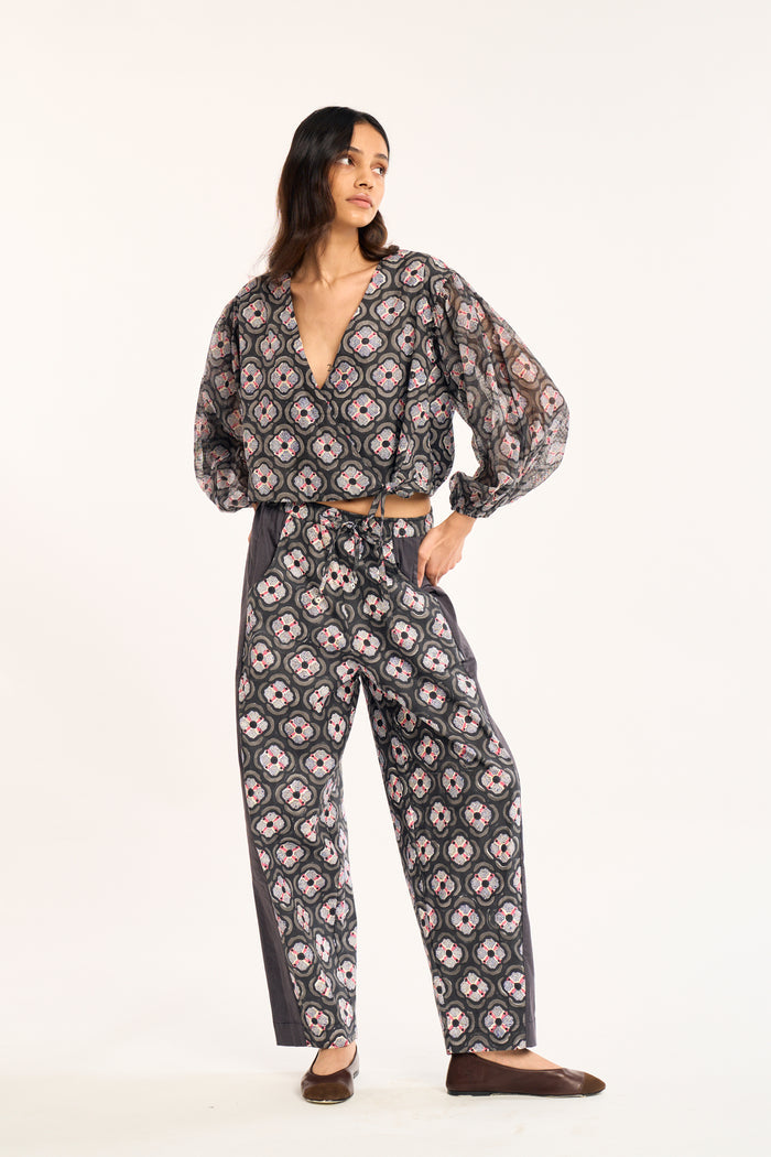 SOL TOP | CHARCOAL BOTANICA