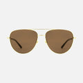 Solana - Gold Metal Frame with Brown Polarized Lens