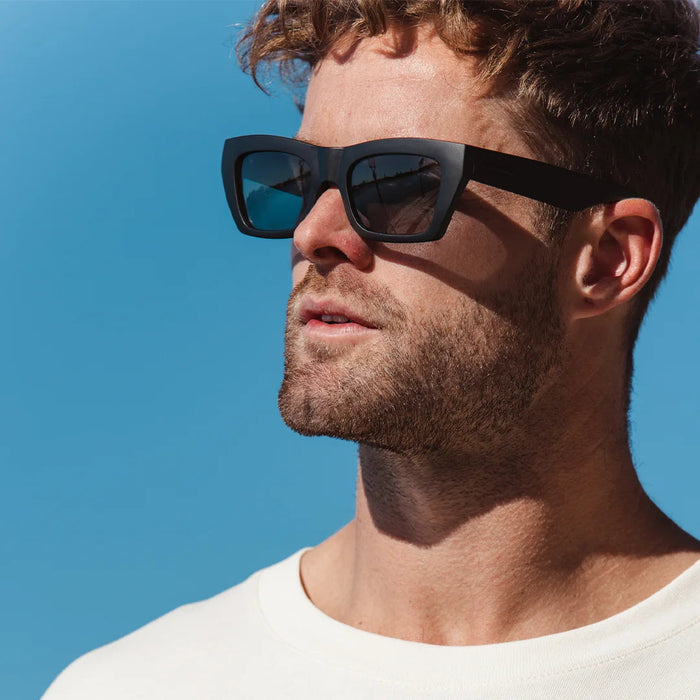 Solis - Matte Black Frame with Gray Injected Polarized Lens